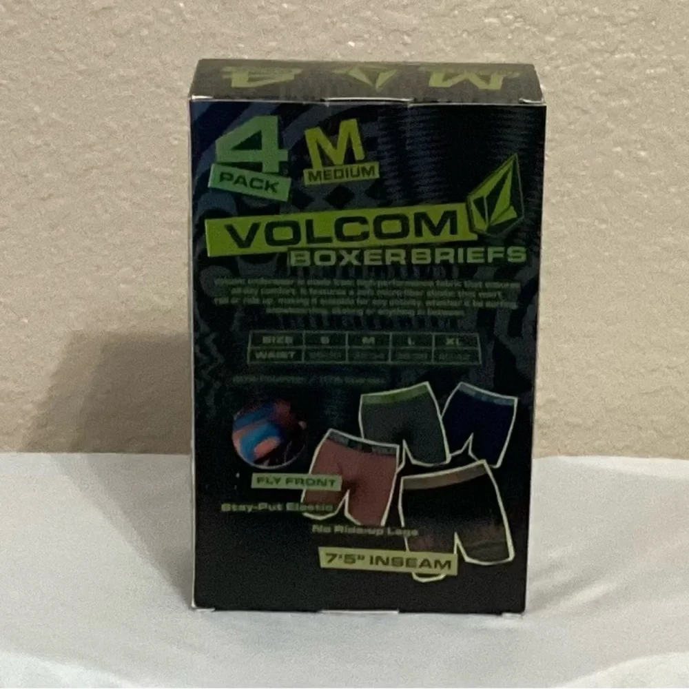 Volcom 4 Pack Boxer Briefs